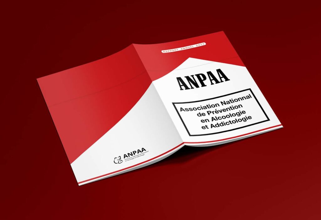 Rapport annuel ANPAA 2018 — couverture 1ère de couv — Agence Yvonne
