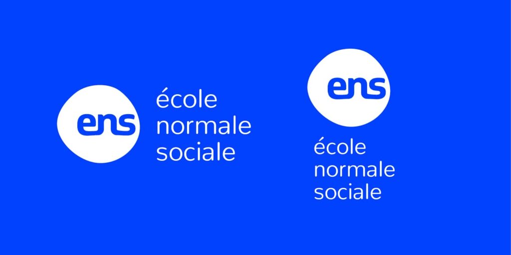 Logo École Normale Supérieure — création identité visuelle — Agence Yvonne