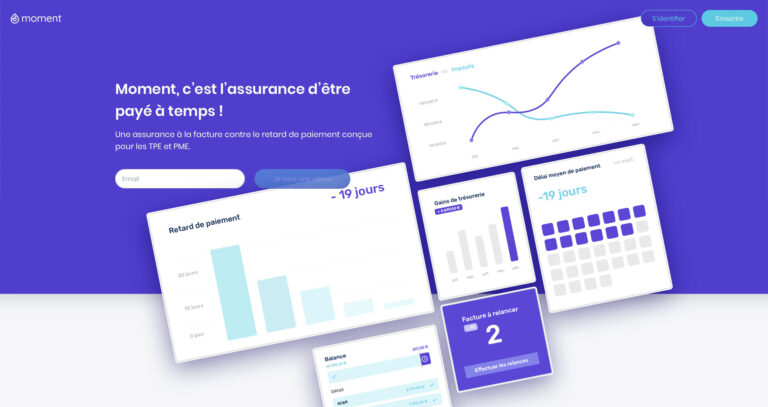 Agence Yvonne — visuel héro du site web