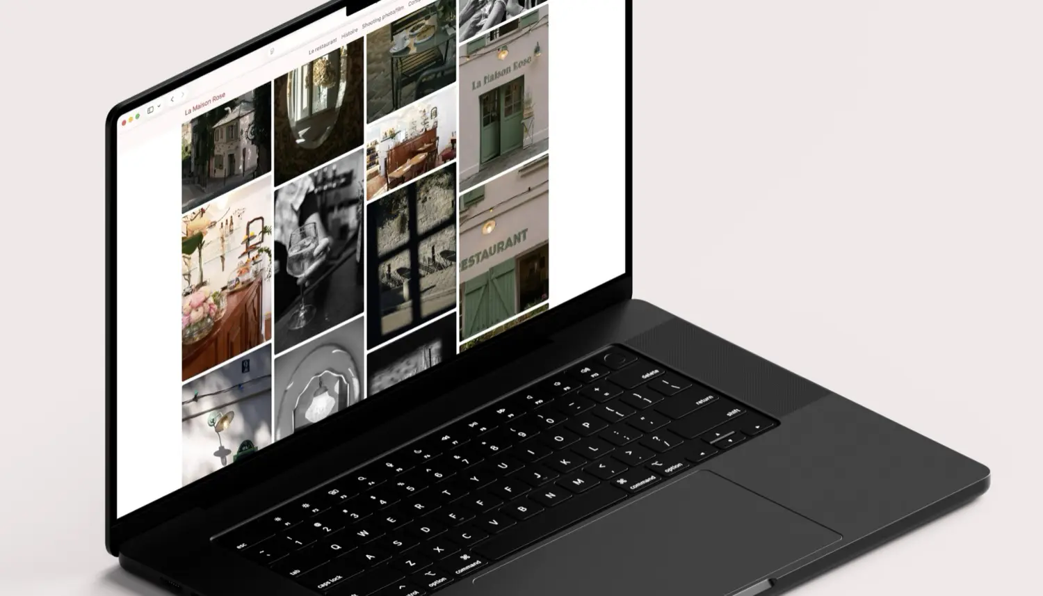 Création site web Maison Rose v1 — vue 2 — Agence Yvonne