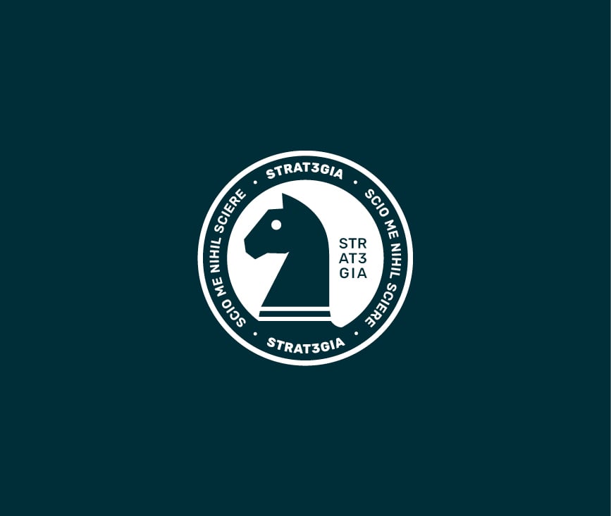 Identité visuelle Strat3gia — book de présentation — Agence Yvonne