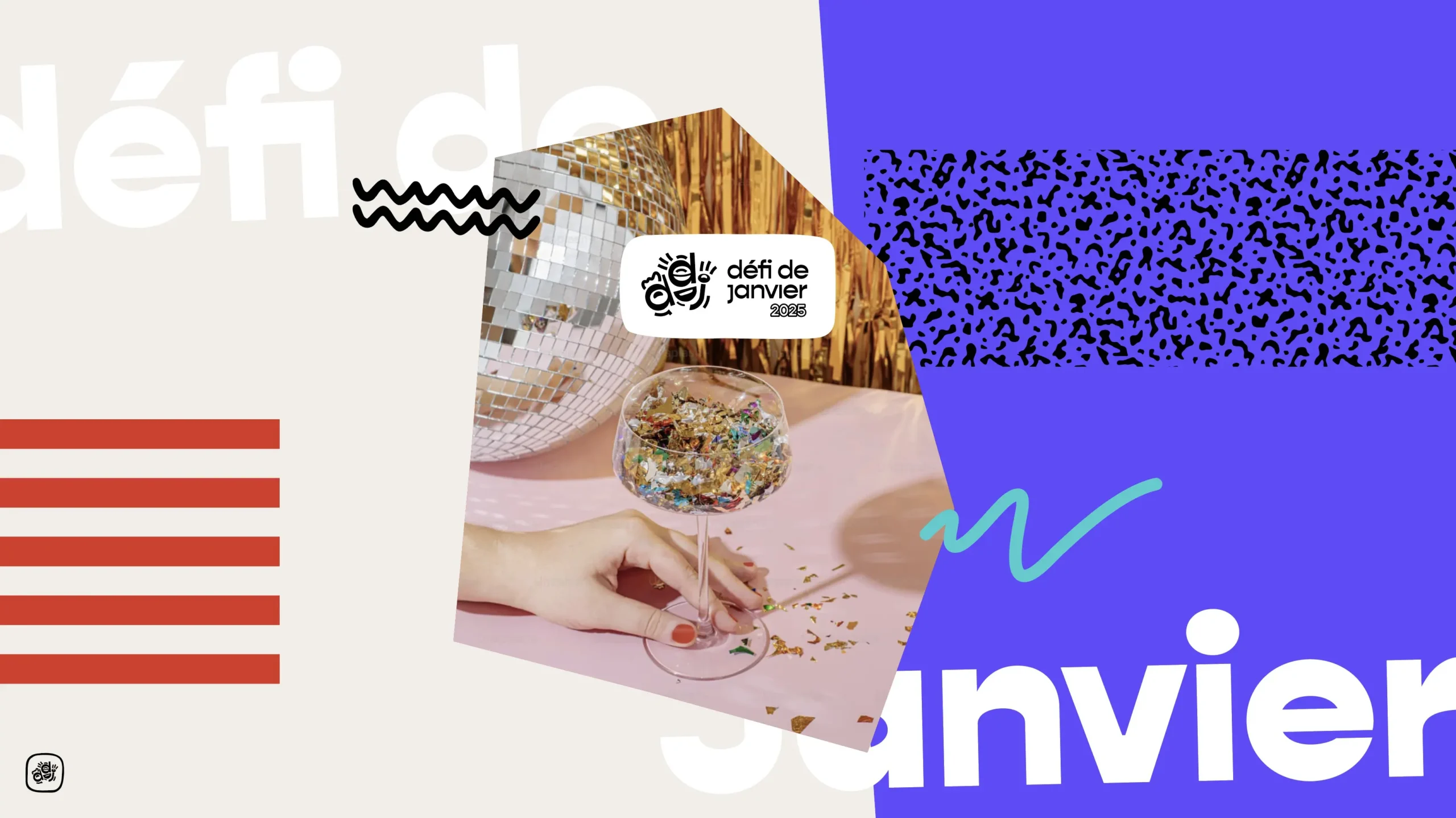 Campagne Défis de Janvier — capture écran du dispositif — Addiction France × Agence Yvonne