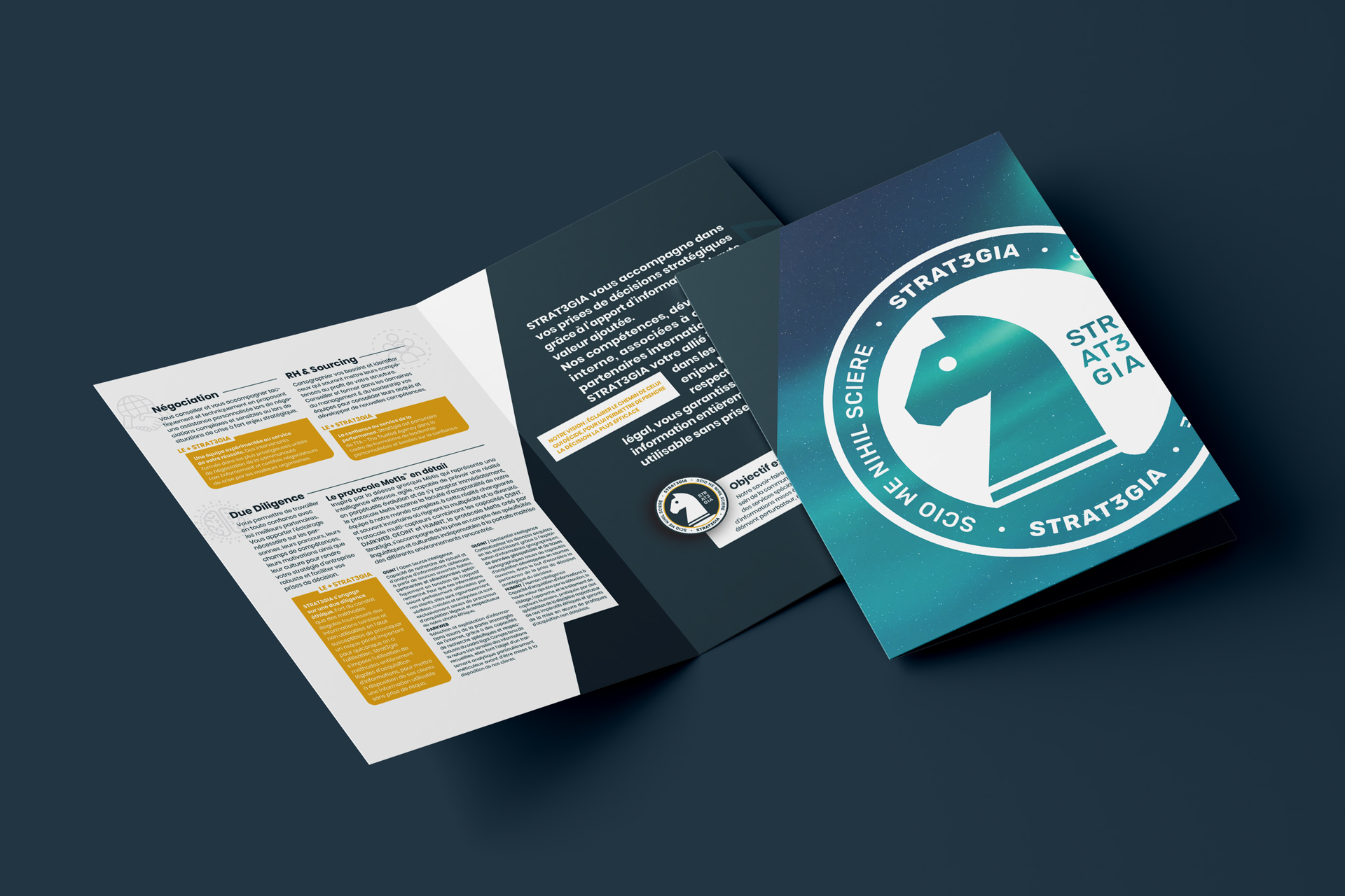 Brochure de communication — design éditorial — Agence Yvonne