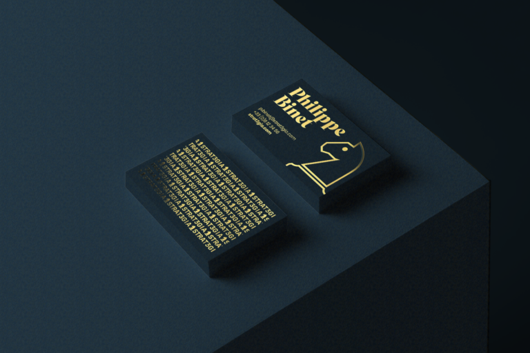 Carte de visite — création graphique — Agence Yvonne