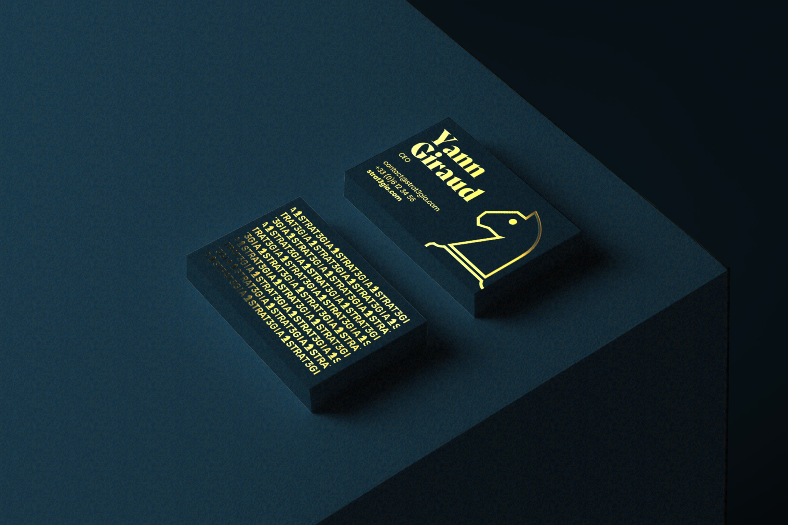 Carte de visite — création graphique — Agence Yvonne