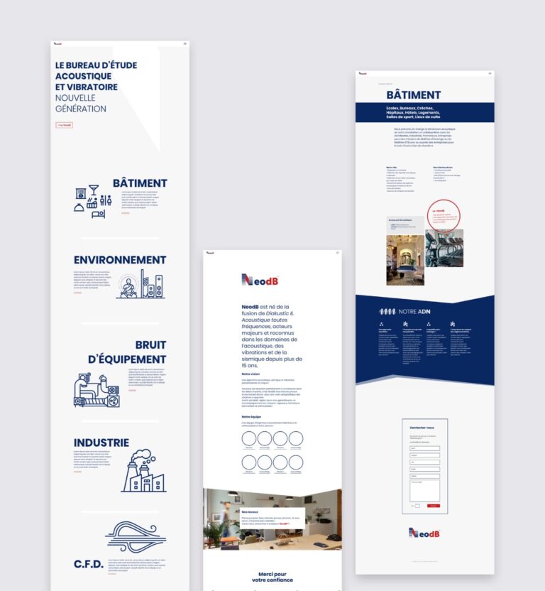 Identité visuelle NeodB — book de présentation — Agence Yvonne